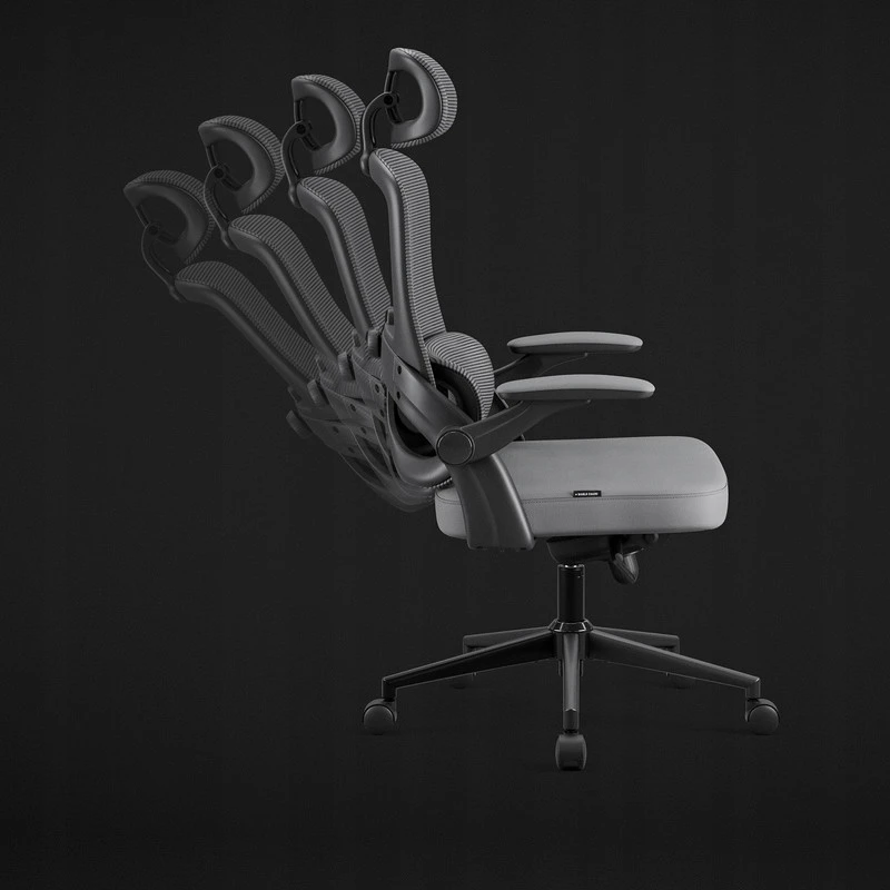 Ergonominė biuro kėdė DIABLO V-Light pilka