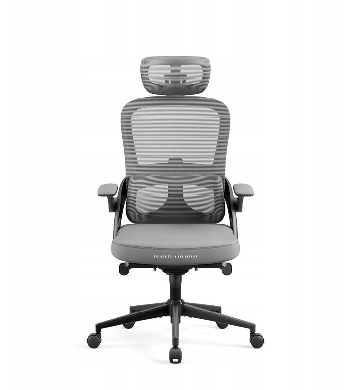 Ergonominė biuro kėdė DIABLO V-Light pilka