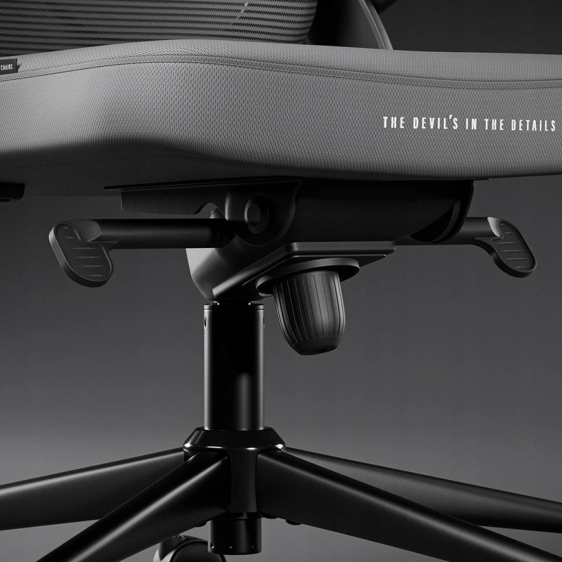 Ergonominė biuro kėdė DIABLO V-Light pilka