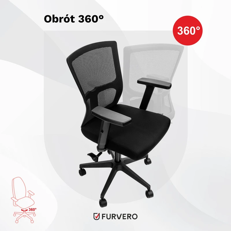 Ergonominė biuro kėdė FURVERO Aero