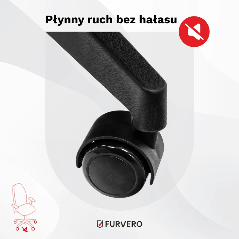 Ergonominė biuro kėdė FURVERO reguliuojama