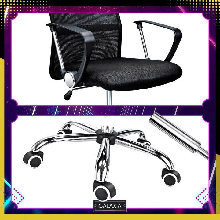 Ergonominė biuro kėdė juoda