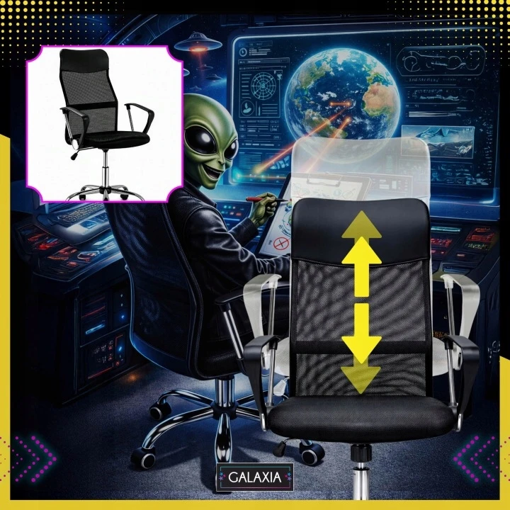 Ergonominė biuro kėdė juoda
