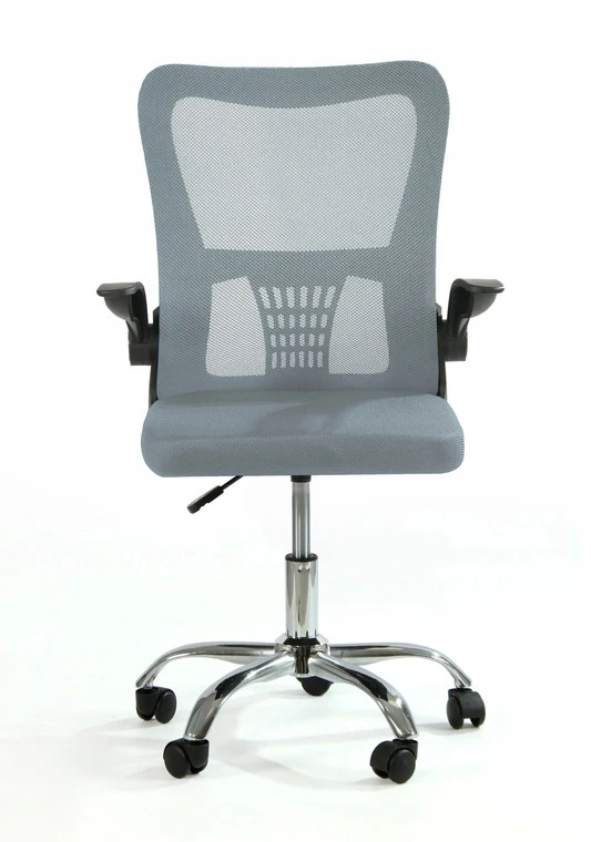 Ergonominė biuro kėdė Sesto Senso V8, pilka, su juosmens atrama