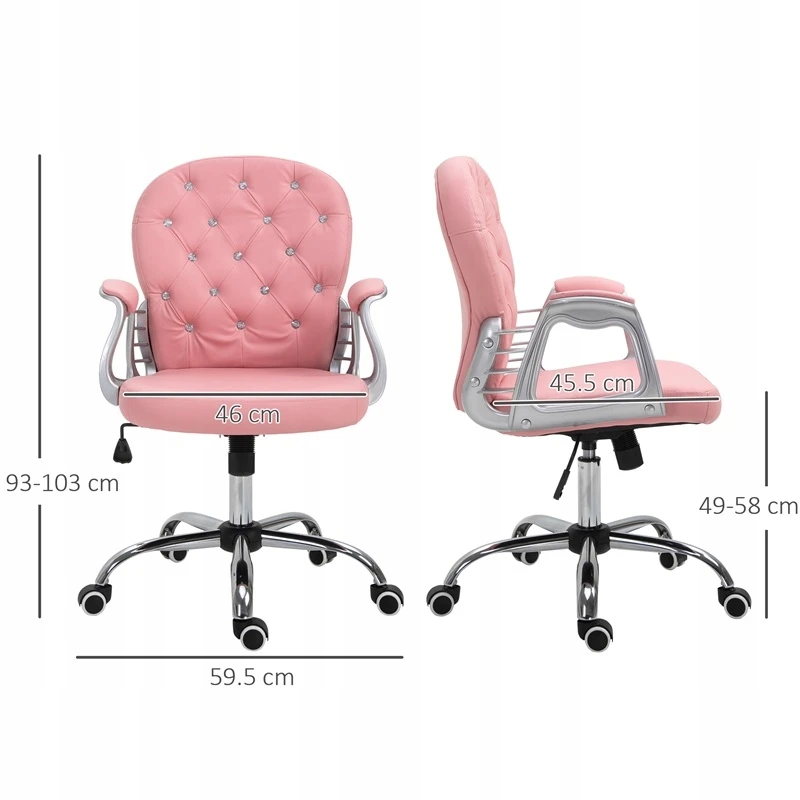 Ergonominė biuro kėdė su nugaros pagalve