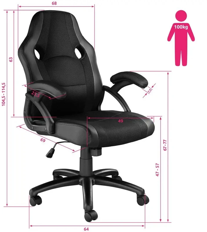 Ergonominė darbo kėdė Benny biurui ir namams