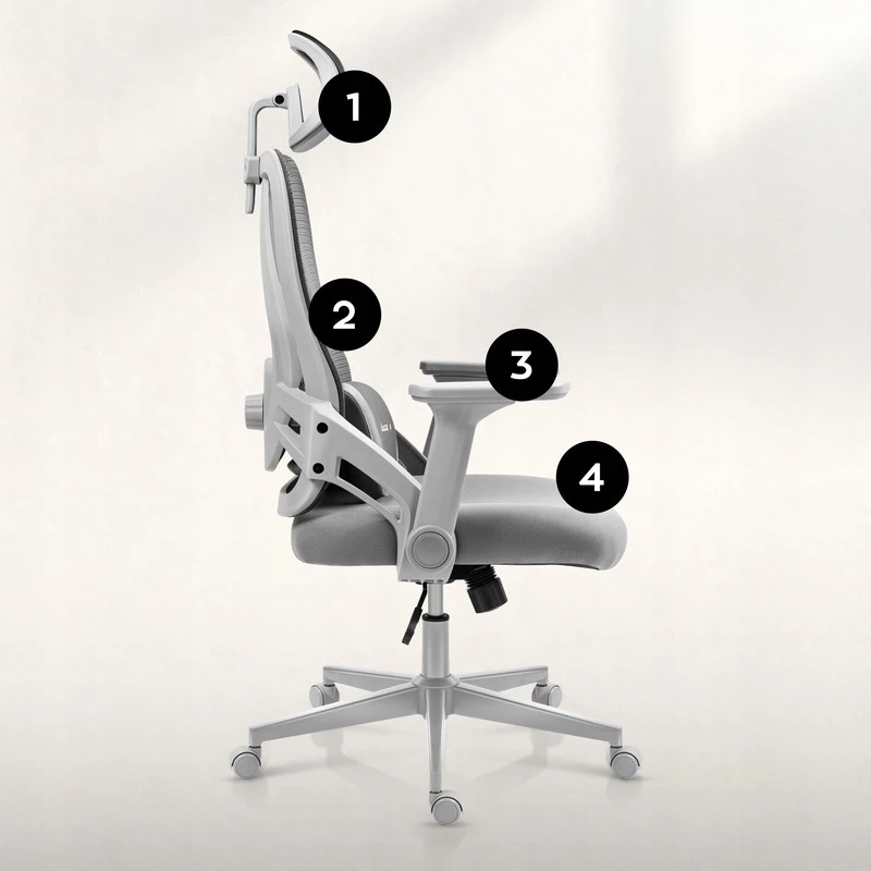Ergonominė gaming kėdė Huzaro su pakoju