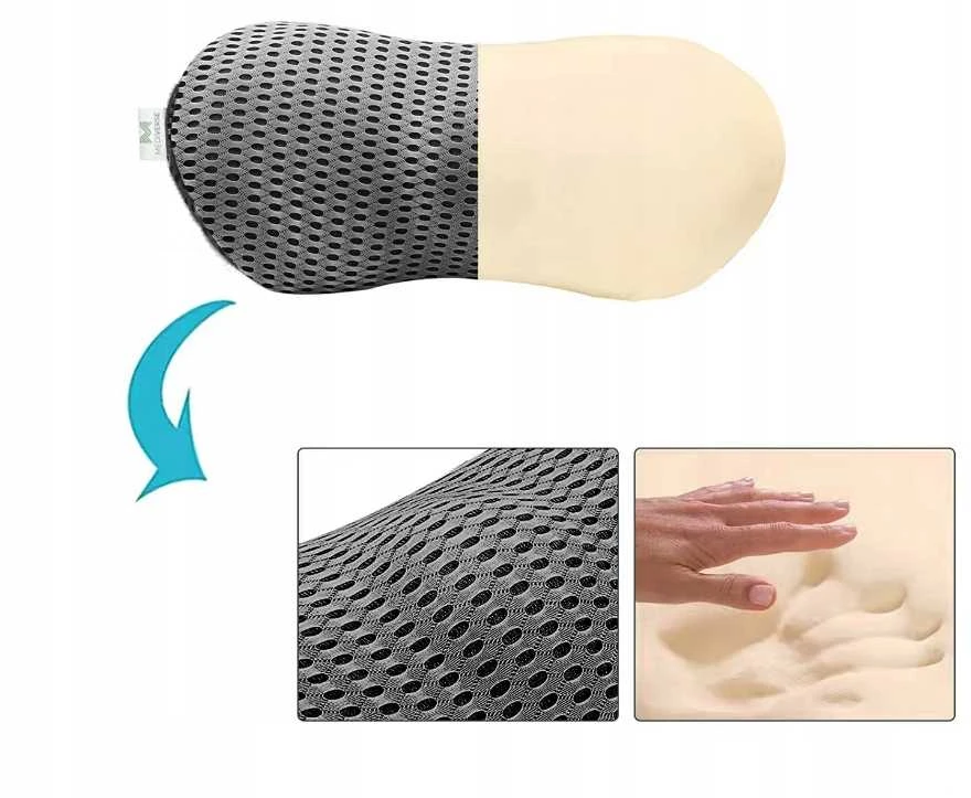 Ergonominė ortopedinė juosmens pagalvė kėdei ir foteliui