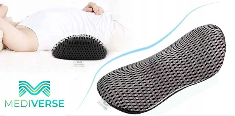 Ergonominė ortopedinė juosmens pagalvė kėdei ir foteliui