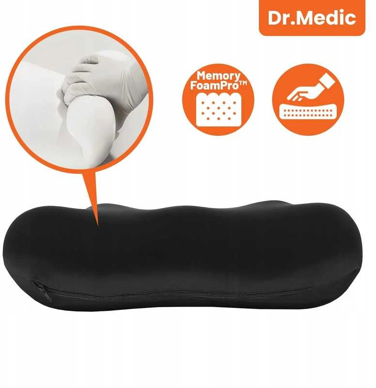 Ergonominė ortopedinė juosmens pagalvė kėdei ir foteliui, Memory Foam