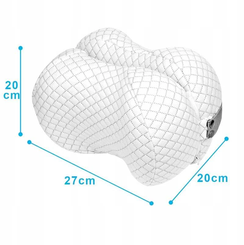 Ergonominė ortopedinė kojų pagalvė miegui ant šono, Memory Foam