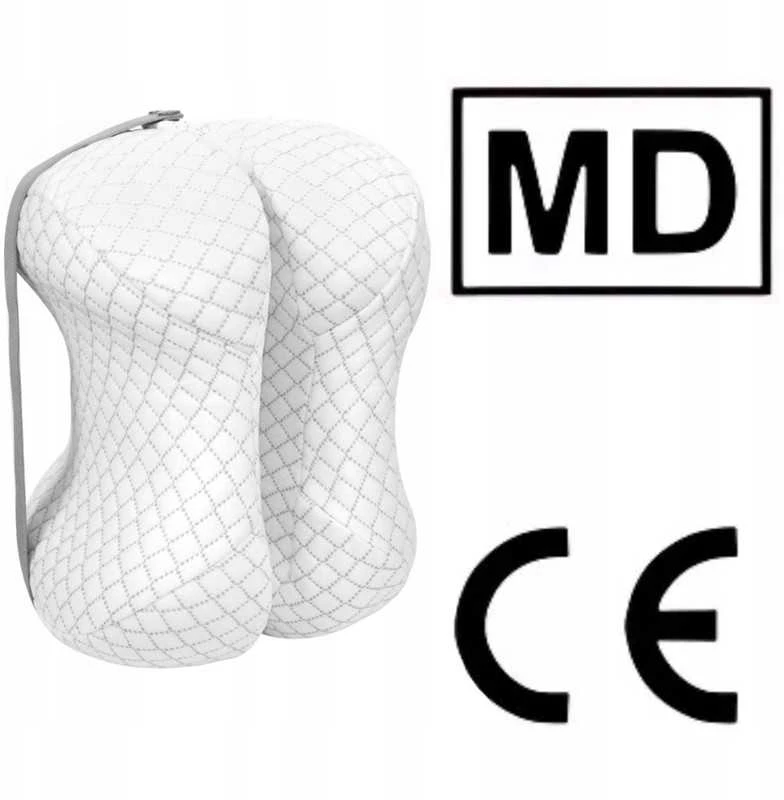 Ergonominė ortopedinė kojų pagalvė miegui ant šono, Memory Foam