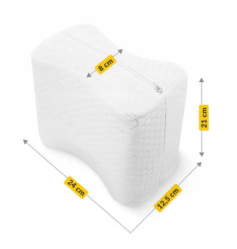 Ergonominė ortopedinė pagalvė tarp kojų patogiam miegui