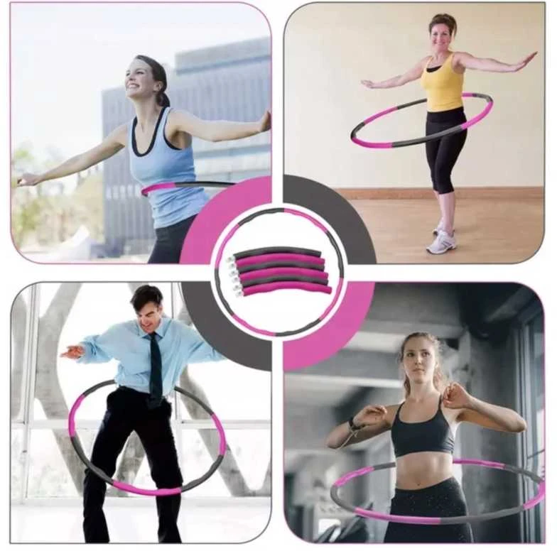 Fitness Hula Hoop lankas su masažine putų danga svorio metimui