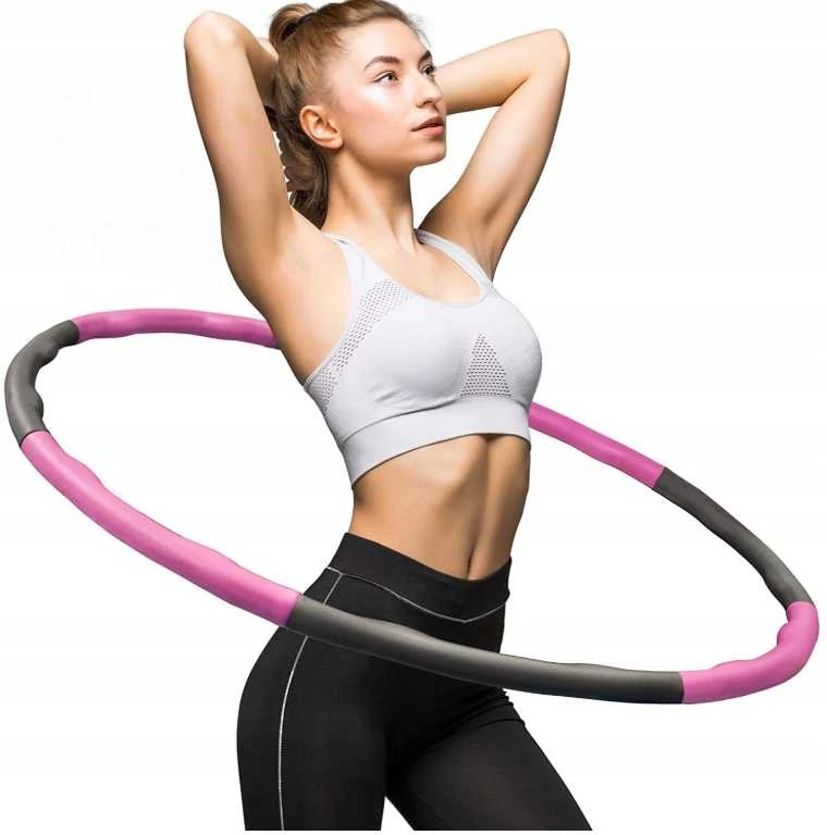Fitness Hula Hoop lankas su masažine putų danga svorio metimui