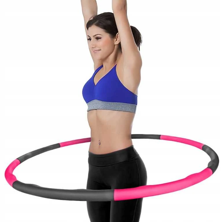 Fitness Hula Hoop lankas su masažine putų danga svorio metimui