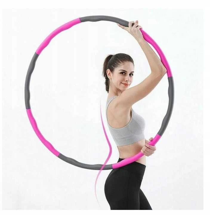Fitness Hula Hoop lankas su masažine putų danga svorio metimui