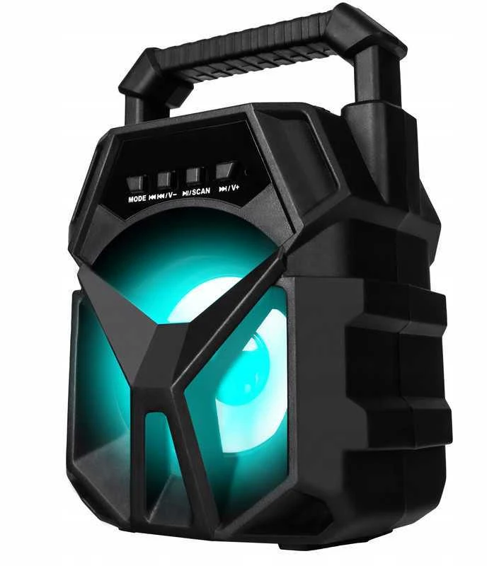 Galinga nešiojama belaidė „Bluetooth“ kolonėlė 400 W su FM radiju, USB, SD ir LED