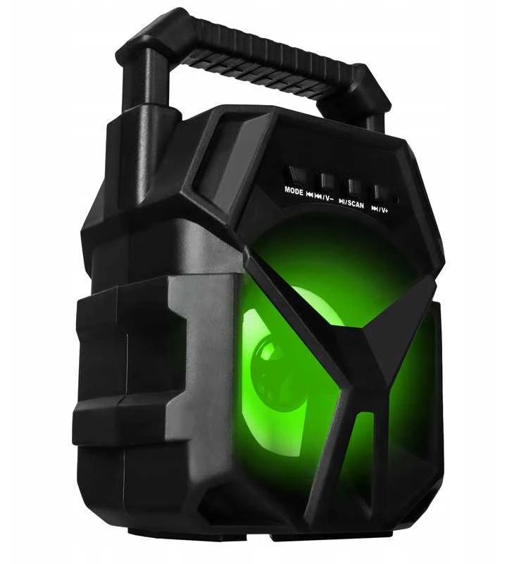 Galinga nešiojama belaidė „Bluetooth“ kolonėlė 400 W su FM radiju, USB, SD ir LED