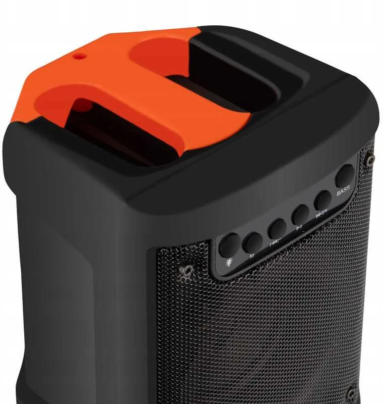 Galinga nešiojama belaidė „Bluetooth“ kolonėlė 500 W su FM radiju, USB, SD ir LED