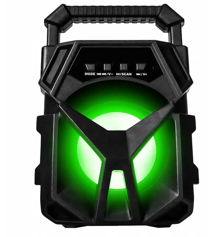 Galinga nešiojama belaidė „Bluetooth“ kolonėlė 400 W su FM radiju, USB, SD ir LED