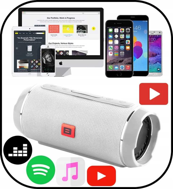 Galinga nešiojama „Bluetooth“ kolonėlė bokšto tipo su FM radiju, USB ir SD