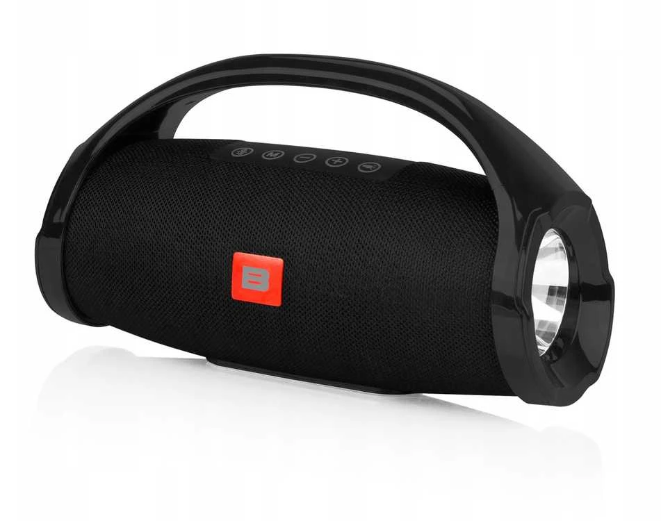 Galinga nešiojama „Bluetooth“ kolonėlė–boombox su mikrofonu, FM radiju ir karaoke