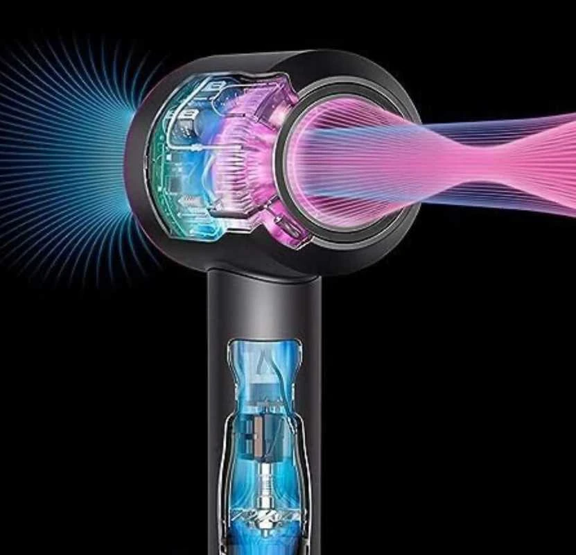 Galingas plaukų džiovintuvas Gertz Flow Intense 1600 W – su 5 skirtingais antgaliais.
