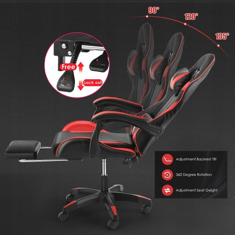 Gaming kėdė COYOTE GAMING su kojų atrama
