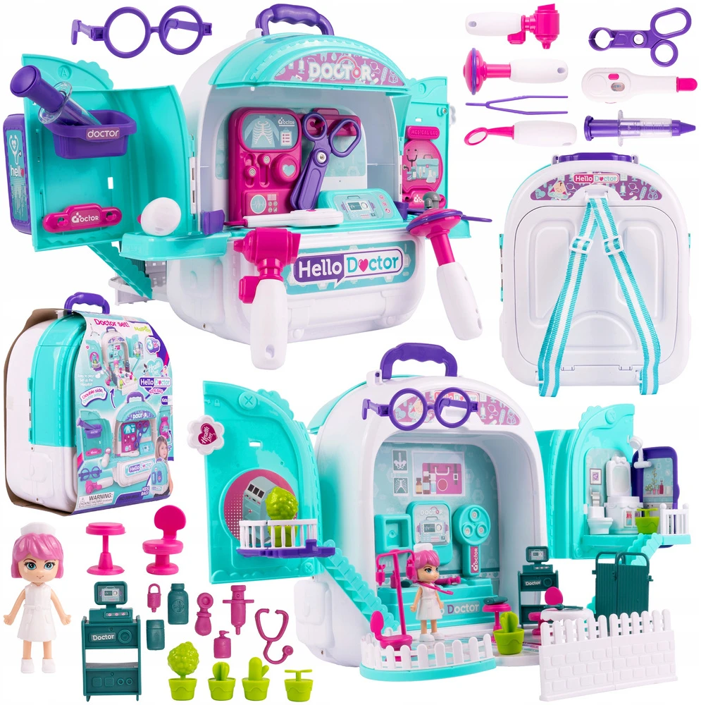 Gydytojo rinkinys MalPlay, 3 viename