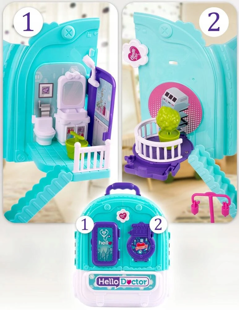 Gydytojo rinkinys MalPlay, 3 viename