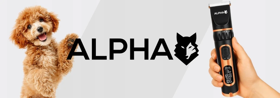 Gyvūnų kirpimo mašinėlė ALPHA, 10 dalių