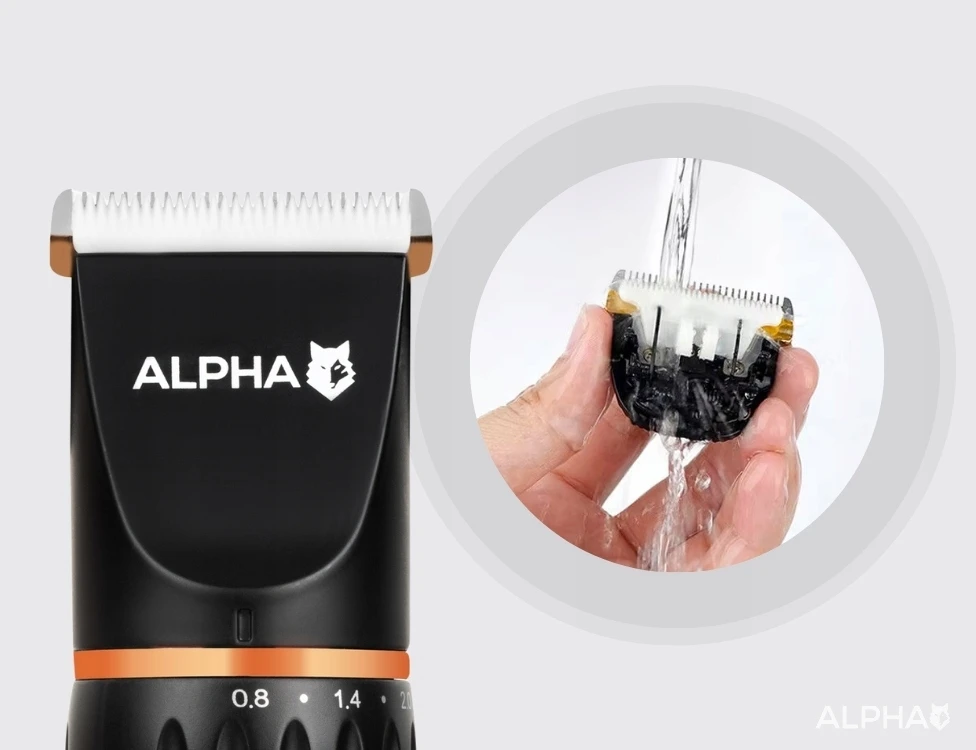 Gyvūnų kirpimo mašinėlė ALPHA, 10 dalių