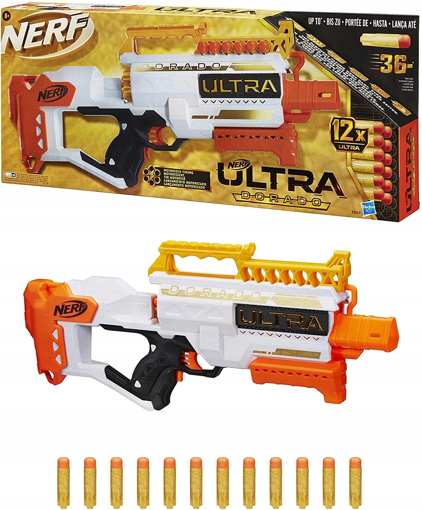Hasbro Žaislinis šautuvas NERF Ultra Dorado, 12 strėlyčių