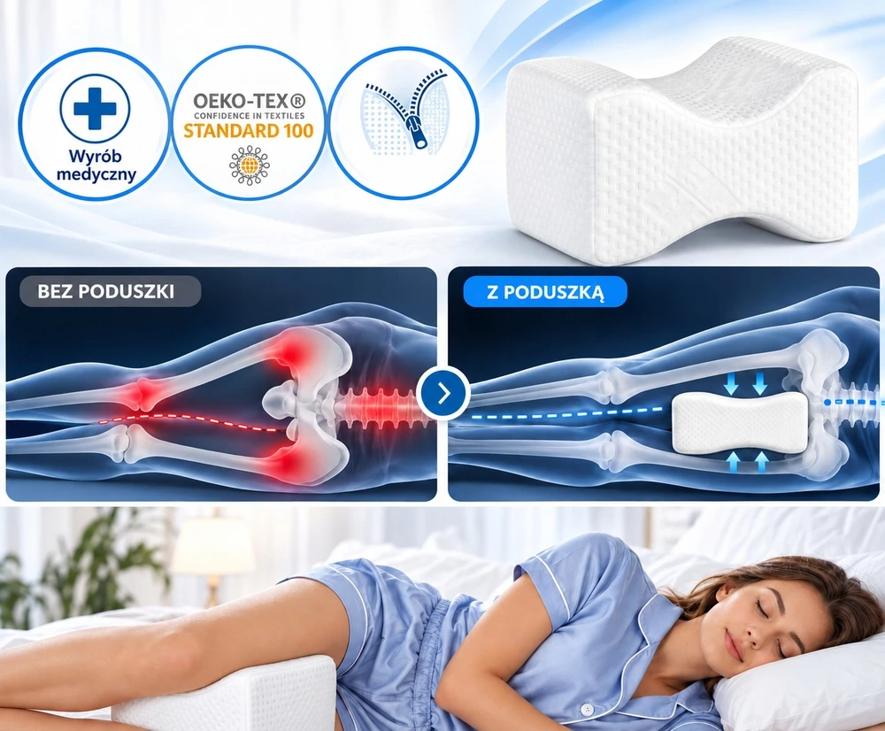 Herz Medical Instruments Ortopedinė pagalvė tarp kelių Herz Medical, 25 cm