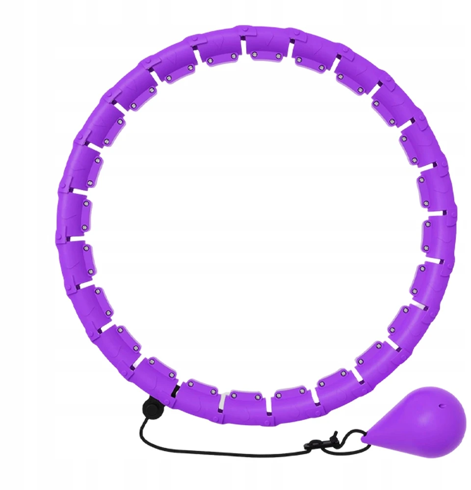 Hula lankas Bedee, 36,5 cm, violetinis