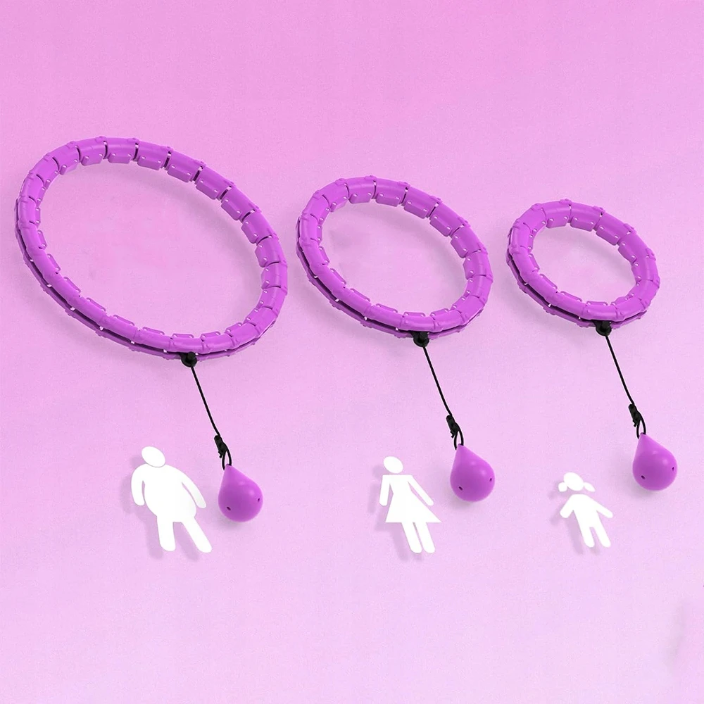 Hula lankas Bedee, 36,5 cm, violetinis