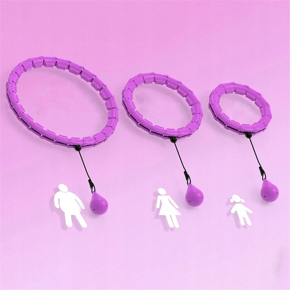 Hula lankas Bedee su svareliu, violetinis