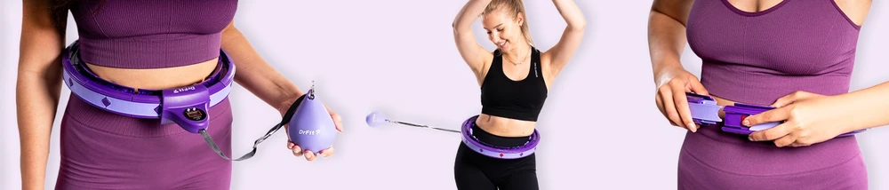 Hula lankas DrFit, violetinis