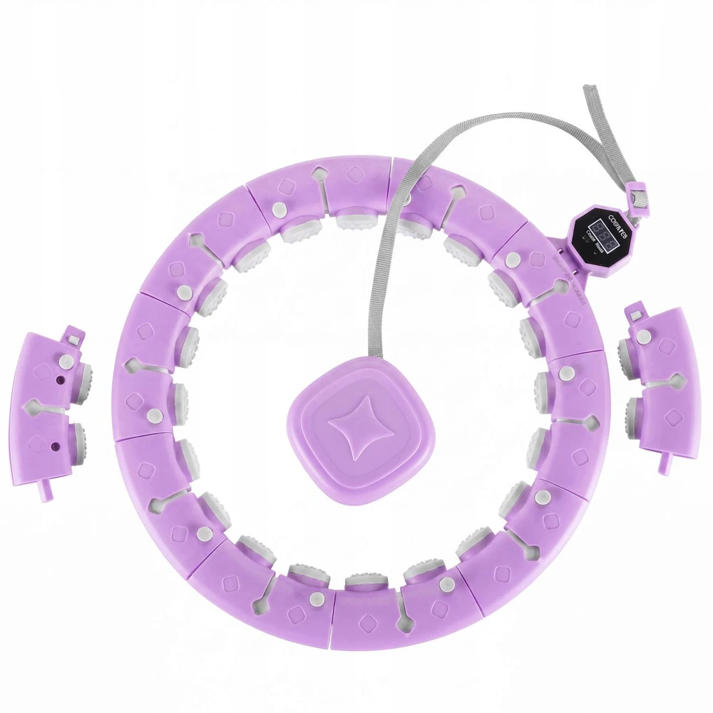 Hula lankas Gymtek, 90 cm, violetinis