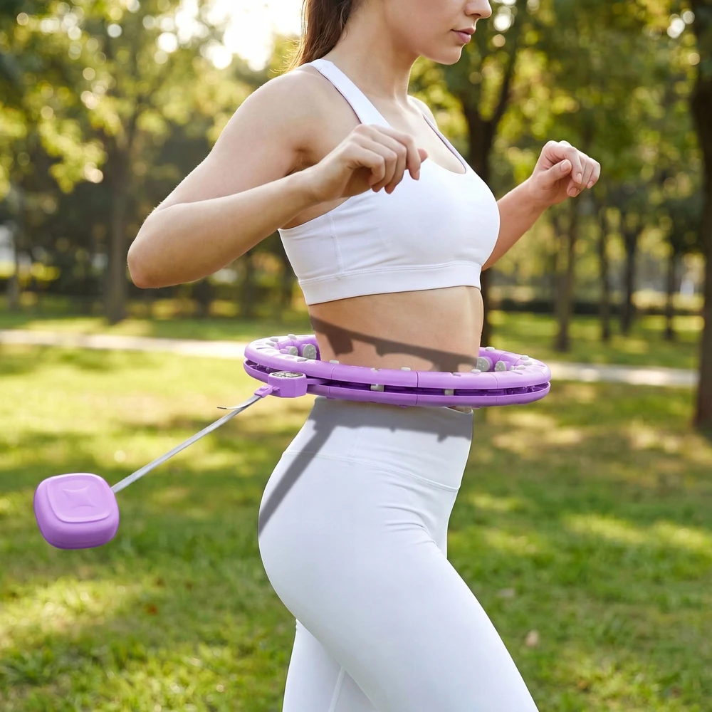 Hula lankas Gymtek, 90 cm, violetinis