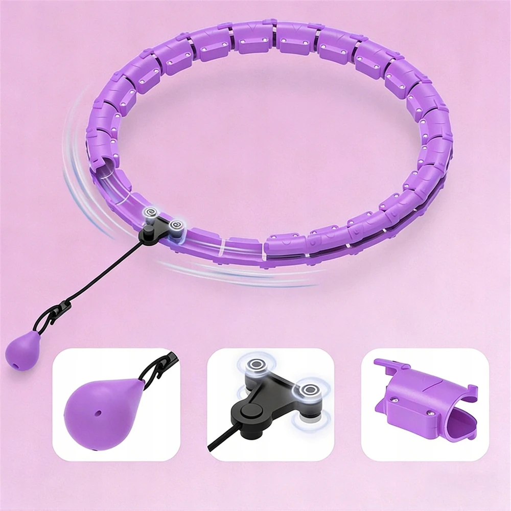 Hula lankas su svarmeniu Bedee, violetinis