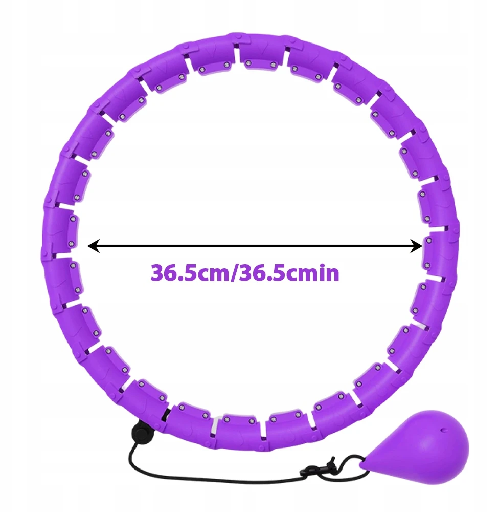 Hula lankas su svarmeniu Bedee, violetinis