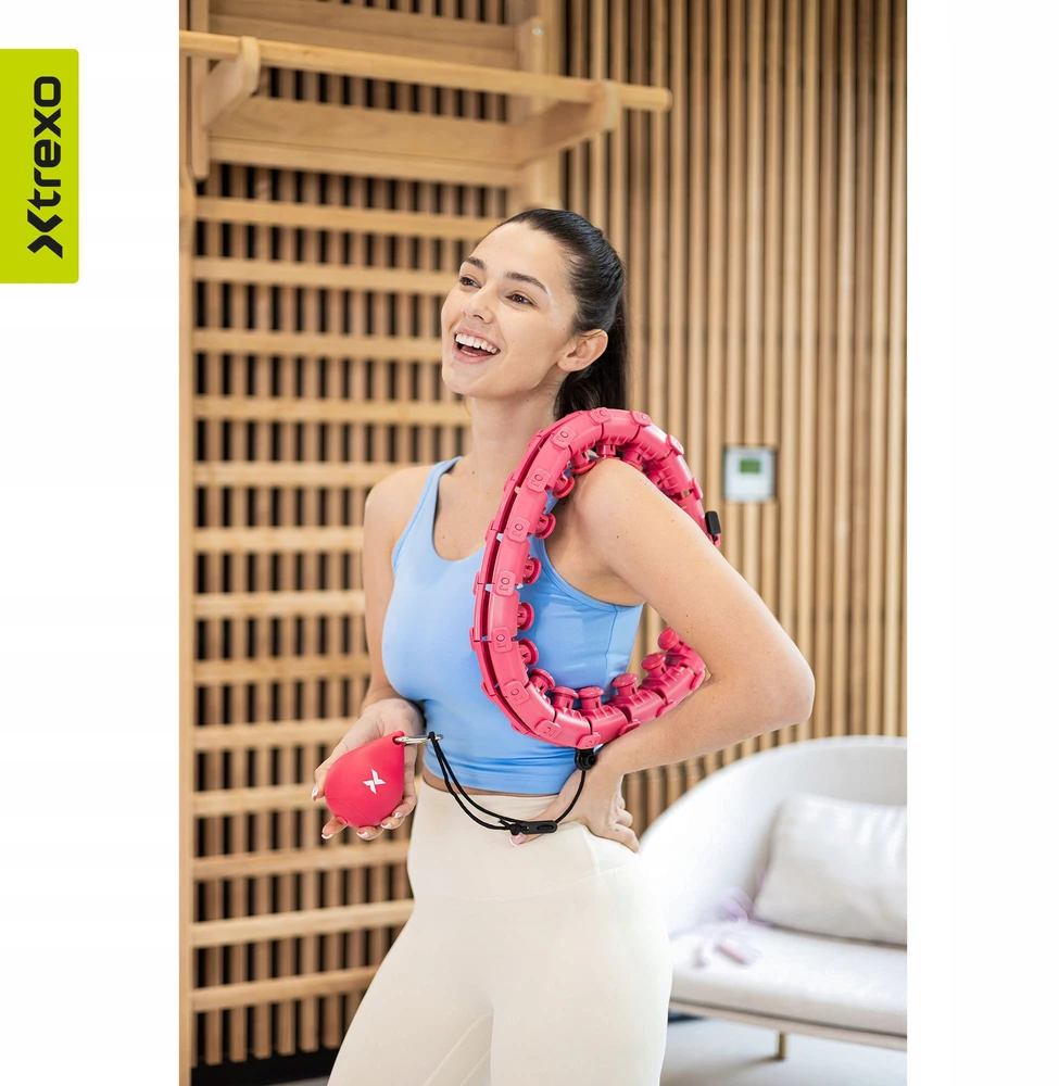 Hula lankas Xtrexo, 100 cm, rožinis