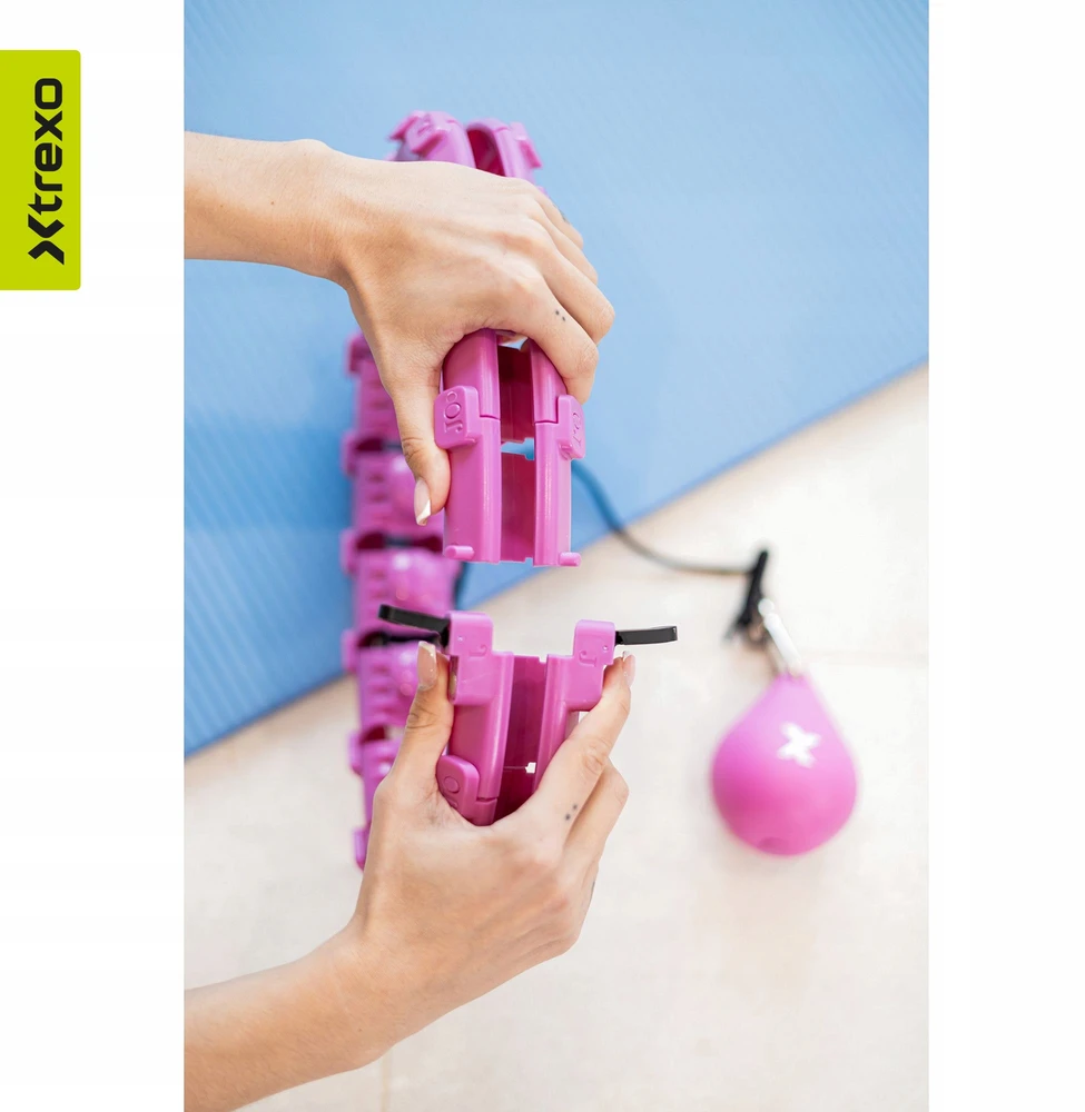 Hula lankas Xtrexo, 100 cm, violetinis