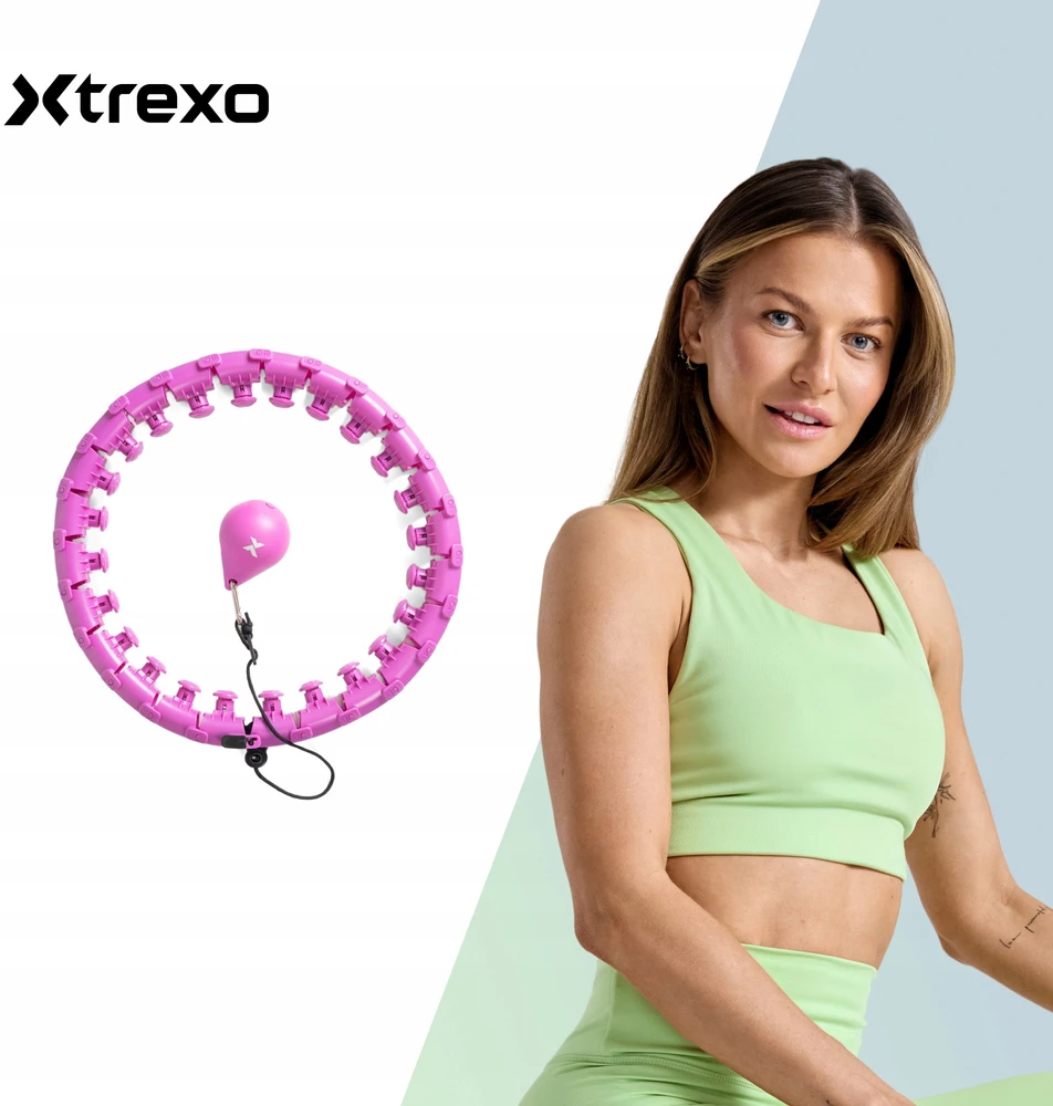 Hula lankas Xtrexo, 100 cm, violetinis