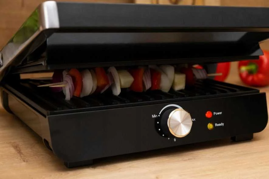 IDEAL kontaktinis elektrinis grilis 2200 W – sulankstomas, XXL dydžio