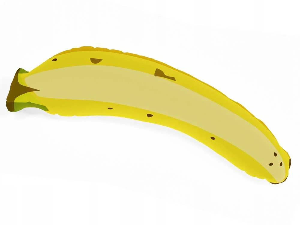 Ilga pagalvė apsikabinimui – banano formos, 40 × 120 cm