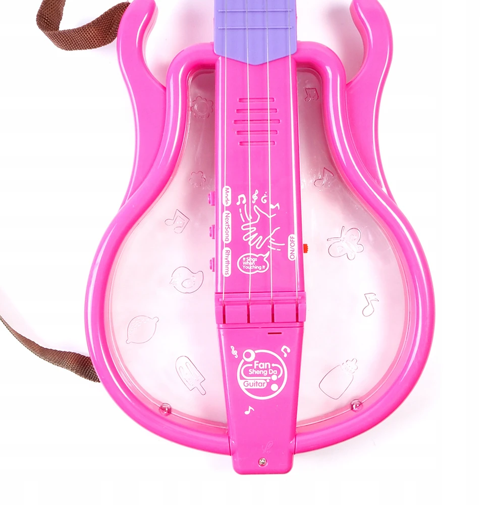 Interaktyvi gitara Aga4Kids, įvairiaspalvė
