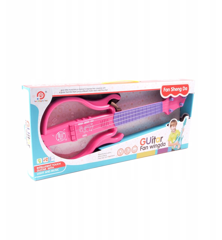 Interaktyvi gitara Aga4Kids, įvairiaspalvė